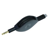 カシムラ LN-AUXコードBK80cmリール式 KDー243 1個（直送品）