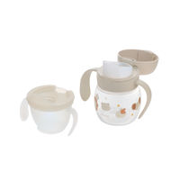 （5ヵ月から）トライ コップ飲みマスターセット BE ベージュ おうち用130ml おでかけ用270ml 1個 リッチェル