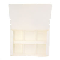 【アウトレット】【Goエシカル】訳あり ＨＥＩＫＯ エコランチボックス 6仕切 ホワイト 004409012 1袋（20枚入）