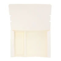 【アウトレット】【Goエシカル】訳あり ＨＥＩＫＯ エコランチボックス 2仕切 ホワイト 004409009 1セット（60枚：20枚入×3袋）