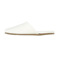 テンダイ ステッチビニールスリッパ スリッパ ビニール 来客 病院 介護 ホワイト 1セット（5足）