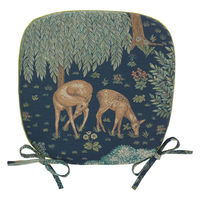 川島織物セルコン ザ・ブルック シートクッション 45×43cm ダークブルー LN1749_98DB 1枚（直送品）