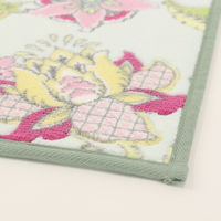 川島織物セルコン MINTON シンクロナイズドハドンフラワー キッチンマット 500×1800mm グリーン FT1234_23G 1枚（直送品）