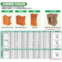 日創プロニティ　純銅製型　万能金具　母屋４型　ＢＫー１３（木口・母屋・桁・タルキ）　1個（直送品）