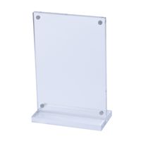 ナカバヤシ アクリルマグネットスタンドフォトフレーム Lタテ F-AC-104-L 1枚