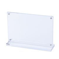 ナカバヤシ アクリルマグネットスタンドフォトフレーム KGヨコ F-AC-107-KG 1枚