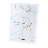 ナカバヤシ アクリル製フォトフレーム スライド式 2L ホワイト F-AC-103-W 1枚