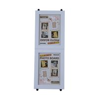ナカバヤシ フォトボード スタンド型 2L 2面 ホワイト F-TP-124-W 1枚