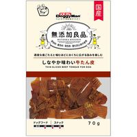 ドギーマン 無添加良品　しなやか味わい牛たん皮 国産 70g 1袋 ドギーマンハヤシ 犬用 おやつ