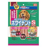 ドギーマン 食べやすい ホワイデント S 小型犬向き 国産 20本 1セット（1袋×3）犬用 おやつ 歯磨き
