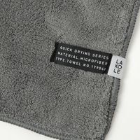 クイックドライバスタオル チャコール LAKOLE/ラコレ