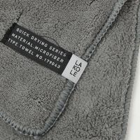 クイックドライフェイスタオル チャコール LAKOLE/ラコレ