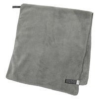 クイックドライフェイスタオル チャコール 1セット（1枚×2） LAKOLE/ラコレ
