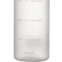 ハンドル付きタイムマーカーボトル グレー LAKOLE/ラコレ
