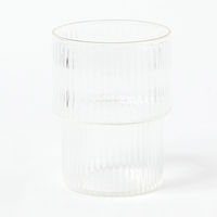 ゴールドラインストライプグラス(S) クリア LAKOLE/ラコレ
