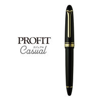 セーラー万年筆 プロフィットカジュアル万年筆ゴールドトリム ブラックMF ギフト 10-0570-320 1本