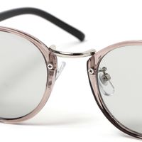 ウェリントンコンビシルバーサングラス グレー LAKOLE/ラコレ