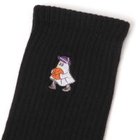 メンズ ジャストゴーストソックス ブラック 25～27cm LAKOLE/ラコレ