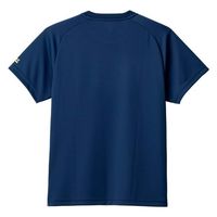 VICTAS(ヴィクタス) 卓球 半袖Tシャツ PLAY LOGO TEE S ネイビー×ライムグリーン 632101 1セット（2枚）（直送品）