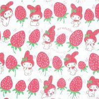 （数量限定）白雪 友禅ふきん 吸水性がよく すぐ乾く 友禅染め かや織りふきん 台拭き 食器拭き マイメロディ 1枚