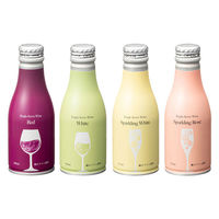 【アスクル・ロハコ限定】ワイン 缶ワイン 飲み比べ アソート シングルサーブワイン 1セット (赤・白各3本、白泡・ロゼ泡各4本) オリジナル