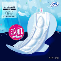 【生理用品】 ナプキン 特に多い夜用 羽つき ふんわり安心タイプ 33cm ソフィ超熟睡ガード涼肌330 22枚 1個（22枚入）ユニ・チャーム