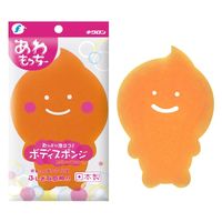 キクロン キクロンｆ　あわもっちーボディスポンジ　オレンジ　1セット（3枚）