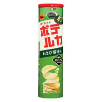 ポテトチップス スナック菓子 ポテルカ わさび醤油味 90ｇ 5箱 ブルボン