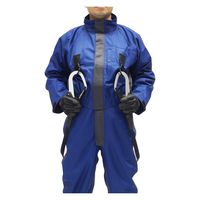 コヤナギ HWー01 フルハーネス対応 レインジャケット 高所作業向け チャコール 4L 1着（直送品）