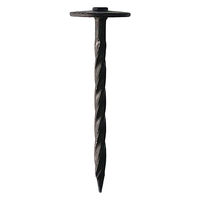 山喜産業　着色ステンレス傘釘　スクリュー釘　ＳＵＳ３０４　つや消し黒　４１ｍｍ　屋根・外装用　1箱(400本入)（直送品）