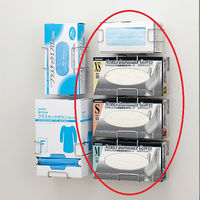 サラヤ サラヤPPEホルダー マスク用 ステンレス製 マグネット式 医療 病院 51089 1箱(12個入)（直送品）