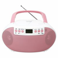 廣華物産 CDラジオ【ワイドFM対応】 KC-132P 1台