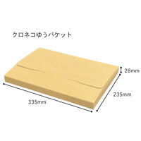 クロネコゆうパケット対応テープレスダンボール 外寸：235×335×28mm 1セット（1パック（10枚入）×5） フジケース