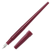 パイロット 万年筆 デスクペン 銀色仕様 レッド軸 極細字（EF） P-DPP-70-REF 1セット（1本×10）