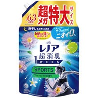 レノア 超消臭1WEEK SPORTS フレッシュシトラス 詰め替え 超メガ特大2060mL 1セット（1個×4） 柔軟剤 P＆G【旧品】