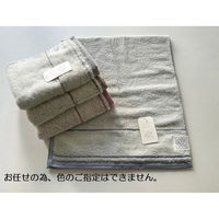 日繊商工 無地熨斗付きタオル「イトサラリ」/色はお任せアソート 451002-muji-60 1箱(60個入)（直送品）