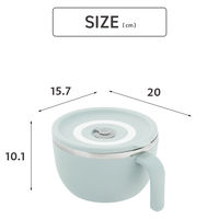 武田コーポレーション ハンドル付き即席ラーメンメーカー HDLNDL-GY 1箱(12個入)（直送品）