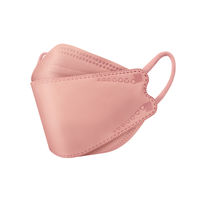 興和 三次元ダイヤモンドマスク フリーサイズ ピンクベージュ 使い捨て　不織布　ダイヤモンド型　1箱（20枚入）