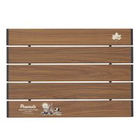 SNOOPY（PEANUTS 75years）アルミトップロールテーブル 86001134 LOGOS/ロゴス