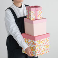 【アウトレット】ヘッズ ディスプレイボックス フラワーピンク DECーDSB1  1セット