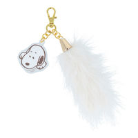 サンスター文具  PEANUTS happiness time もこもこアクリルキーホルダー スヌーピー S8349150 1個