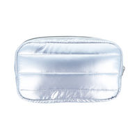 サンスター文具 キルティングペンケース OUTDOOR29 SILVER S1428896 1個