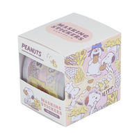 サンスター文具  PEANUTS happiness time ボックス入マスキングシール スナック S8554188 1個