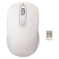 ワイヤレスマウス 静音 Bluetooth/無線2.4GHz 6ボタン 充電式 白 M-MY35MBSXWH エレコム 1個