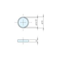 ナベヤ ホールファスナー用スペーサー HFS19SーT6 1セット(29個)（直送品）