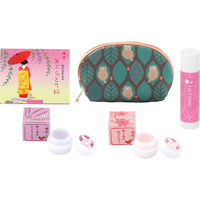 シャディ 【2袋セット】シェルポーチふくろうとスキンケアセット 24-8251-342 1セット(2袋)（直送品）