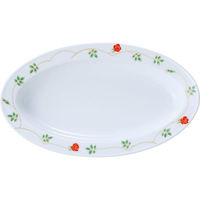 シャディ 香蘭社 ローズリング24cmオーバルプレート 24-8260-074 1箱（直送品）