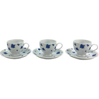 シャディ 【2箱セット】プリンセス・ローザ カップ&ソーサー3客セット 24-8279-434 1セット(2箱)（直送品）