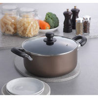 シャディ おおらか鍋 アルミ両手鍋(24cm) 24-8280-814 1箱（直送品）