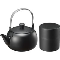 シャディ 燕三 ステンレスつる手急須&茶筒セット 24-8332-636 1箱（直送品）